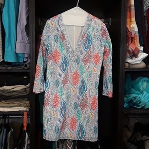 Lily Pulitzer Shift Dress with beaded neckline